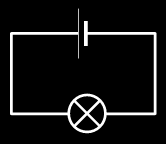 cell and a lamp in series