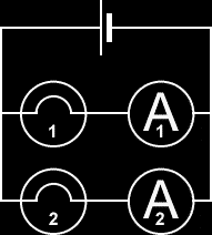 Two identical lamps in parallel