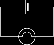 Circuit with cell and lamp